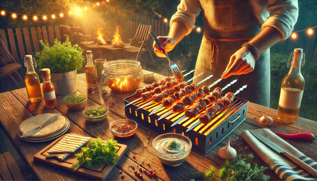 Приготування шашлику