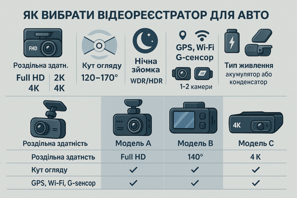Як вибрати відеореєстратор