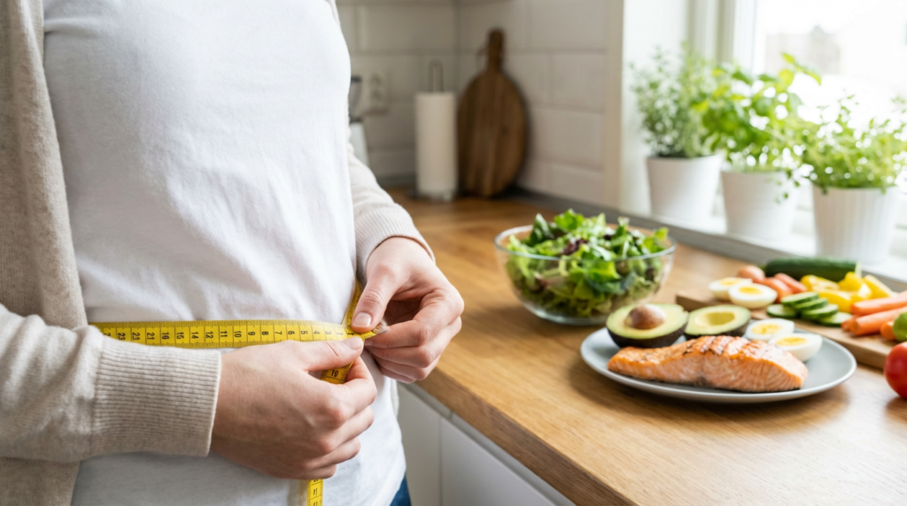 Концепція здорового харчування та схуднення