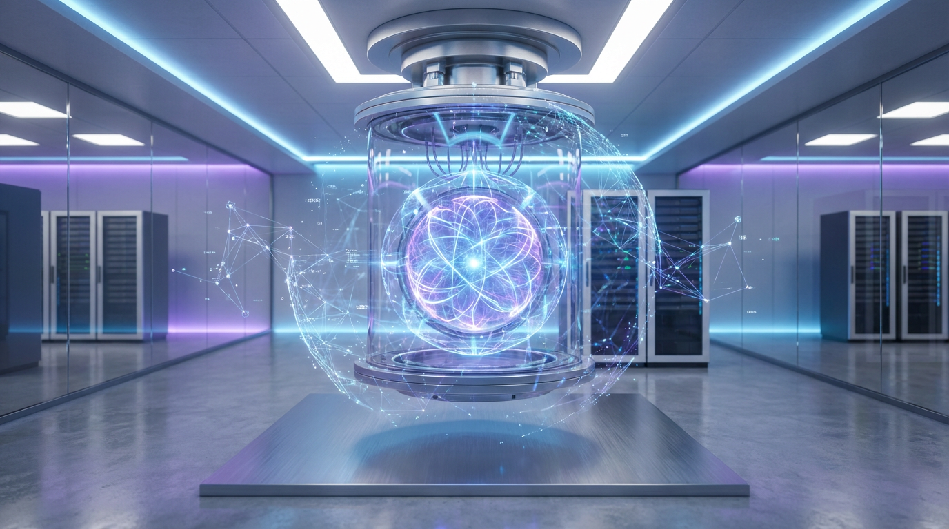 Візуалізація квантового комп'ютера з голографічними потоками даних